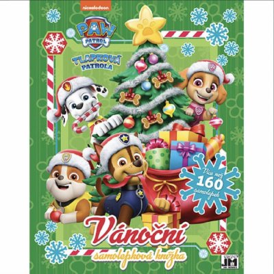 Jiri Models Tlapková patrola Vánoční samolepková knížka – Zboží Mobilmania
