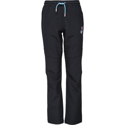 Lewro Dívčí outdoorové kalhoty PANTS 102606 Černá,Mix – Sleviste.cz