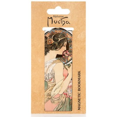 Presco Group - Magnetická záložka Alfons Mucha – Primrosa – Zboží Dáma