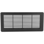 Ventishop DPMb 220x90 plastová větrací mřížka pro ploché potrubí, černá – Hledejceny.cz