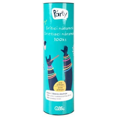 Albi Svítící náramek 100 ks – Zboží Dáma