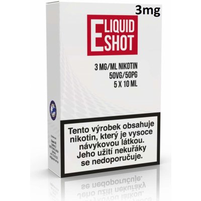 EXPRAN GmbH booster báze Shot Fifty 50PG/VG50 3mg 5x10ml – Hledejceny.cz