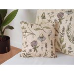 MKLuzkoviny.cz bavlna Renforcé Herbář béžový 40 x 40 cm – Zboží Dáma