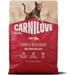 Carnilove Active Adult Cat All Breeds Sterilised LAMB & WILD BOAR 2 kg – Hledejceny.cz