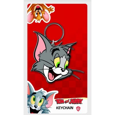 Přívěsek na klíče Tom a Jerry gumová Tom