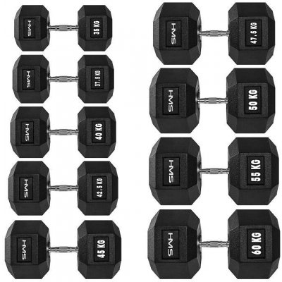 HMS Premium Hexagon jednoručka 37,5 kg – Zboží Dáma