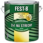 Barvy A Laky Hostivař FEST-B S2141, antikorozní nátěr na železo 0280 hnědý, 2,5 kg – Sleviste.cz