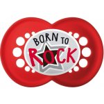 MaM šidítko Rock'n Roll silikon Born to Rock červená – Zboží Dáma