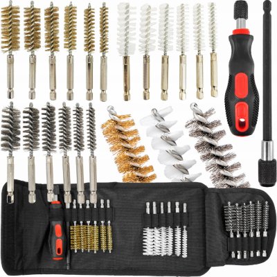 Sada kartáčů na čištění otvorů pro vstřikovače, zapalovací a žhavící svíčky 20ks, Verke V06639 | Zboží Auto