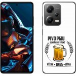 mmCase na Xiaomi Redmi Note 12 Pro 5G - pivní motiv bílé pozadí – Zboží Živě