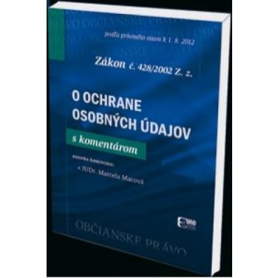 O ochrane osobných údajov s komentárom