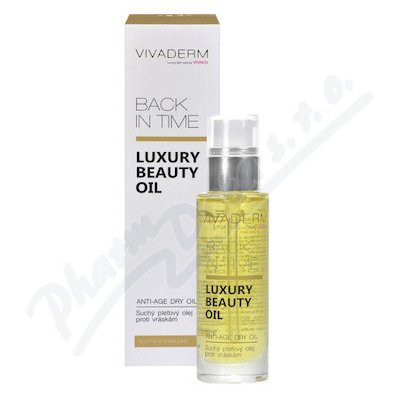 Vivaco Vivaderm Luxury beauty oil Suchý pleťový olej proti vráskám 30 ml – Zboží Mobilmania