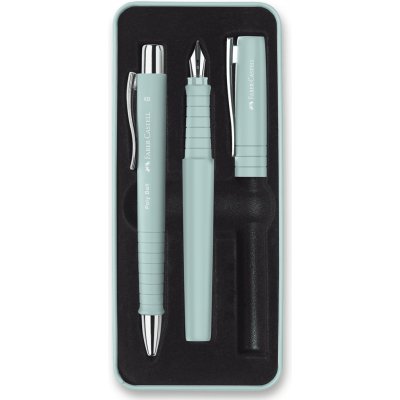 Faber-Castell 241053 Poly Ball plnicí pero a kuličkové pero caribic blue – Zbozi.Blesk.cz