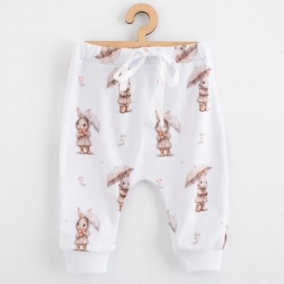 NEW BABY Dětské bavlněné tepláky jogger For Babies bunny – Hledejceny.cz