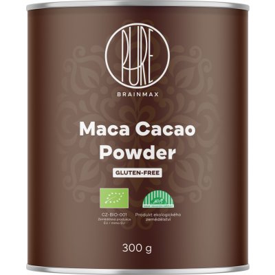 BrainMax Pure Maca Cacao, Kakao s Macou BIO 300 g – Sleviste.cz