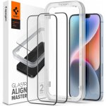 Spigen tR Align Master Black 2 Pack iPhone 13/13 Pro AGL03387 – Zboží Živě