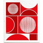 Jangneus Houbička kruhy červené – Zboží Dáma