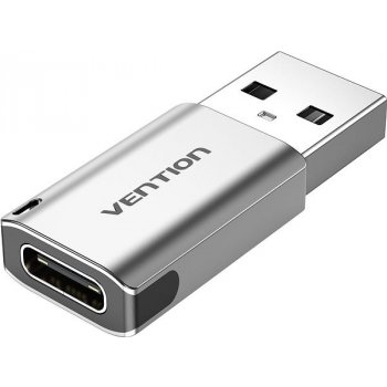 Vention USB 3.0 (M) to USB-C (F) OTG Adapter Gray Aluminum Alloy Type CDPH0