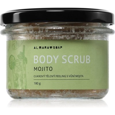 Almara Soap přírodní tělový peeling Mojito 180 g – Zboží Dáma