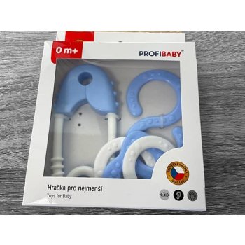 Profibaby Baby chrastítko špendlík + osmička v krabici