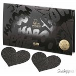 Ozdoby na prsa - Flash Heart Black – Zboží Dáma