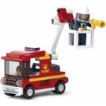 Sluban B0622A Hasiči Auto s malou plošinou – Zboží Dáma