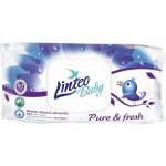 Linteo Baby Ubrousky vlhčené dětské aloe vera 80 ks – Hledejceny.cz