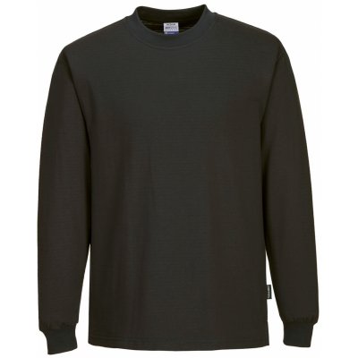 Portwest AS22 antistatické ESD triko dlouhý rukáv černá XL – Zboží Dáma