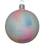 ORNEX Koule skleněná bílá pudink 80 mm – Hledejceny.cz