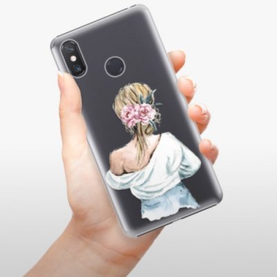 Pouzdro iSaprio - Girl with flowers - Xiaomi Mi Max 3