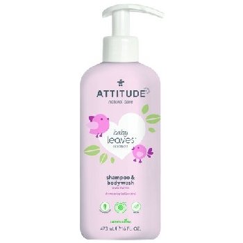 Attitude Dětské tělové mýdlo a šampon 2v1 bez vůně 473 ml
