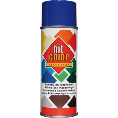 hitcolor Barva lesklá 400 ml RAL 5002 ultramarín