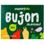 Country Life Bio Bujon zeleninový kostky 66 g – Zboží Dáma