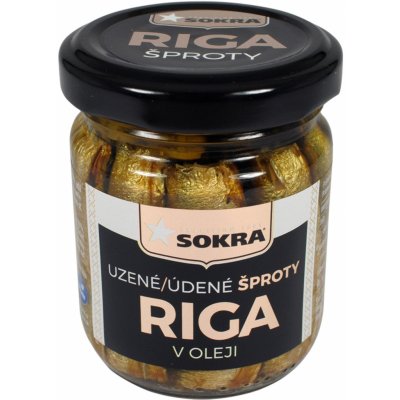 Sokra uzené šproty v rostlinném oleji skro 100 g – Sleviste.cz