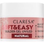 CLARESA STAVEBNÍ GEL NA NEHTY SOFTEASY NATURAL 12 g – Zboží Dáma