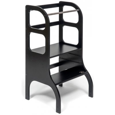 STEP UP Montessori učící věž s nastavitelnou výškou černá – Hledejceny.cz