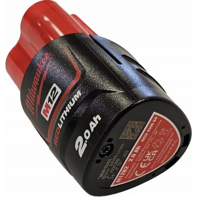 MILWAUKEE M12 B2 12V 2,0 Ah 4932430064 – Zboží Dáma MILWAUKEE M12 B2 12V 2,0 Ah 4932430064 – Zboží Dáma