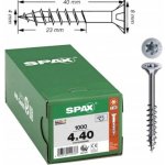 SPAX vrut zápustná hlava 4.0x40 část. závit TX20, Wirox-stříbrná, certifikovaný (1000 ks) – Hledejceny.cz