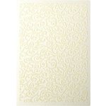 Ozdobný papír Flock ivory 220g 5ks – Zboží Dáma