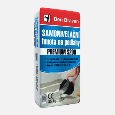 Den Braven PREMIUM S200 Samonivelační hmota na podlahy 25 kg – HobbyKompas.cz
