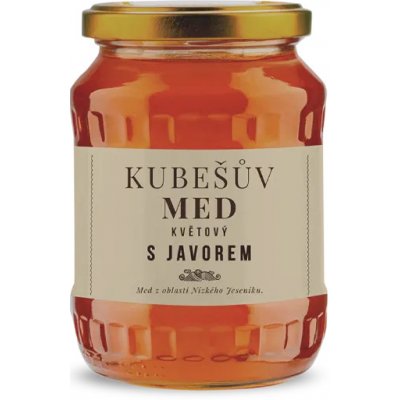 Kubešův med květový s javorem 480 g
