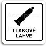ACCEPT Piktogram tlakové lahve - bílá tabulka - černý tisk – Hledejceny.cz