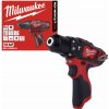 Akušroubovák Milwaukee M12 BPD 0 4933441950