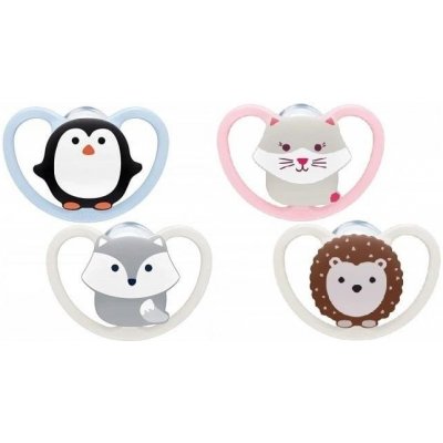 Nuk dudlík silikon Space 2ks růžová /bílá – Hledejceny.cz