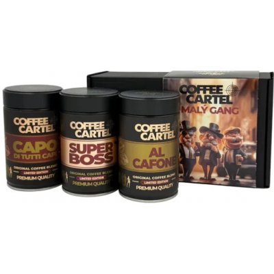 Fixi káva Coffee Mafia Malý gang degustační sada kávy zrnková 3 x 150 g – Hledejceny.cz