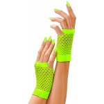 zelené neónové fishnet rukavice delší – Zboží Mobilmania