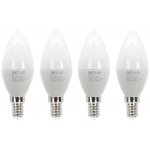 Retlux žárovka LED E14 5W C37 bílá teplá REL 25 4ks – Hledejceny.cz