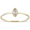 Prsteny Lillian Vassago prsten ze žlutého zlata se zirkonem LLV06 GR037Y