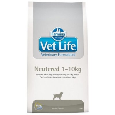 Vet Life Natural Dry Neutered 1-10 kg 10 kg – Hledejceny.cz