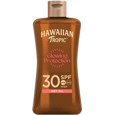Hawaiian Tropic Glowing Protection Dry Oil suchý olej na opalování SPF30 100 ml – Sleviste.cz